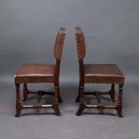 A. W. N. Pugin, Six Gothic Revival Oak Dining Chairs Probably for the House of Lords - Thumbnail 7