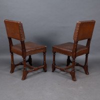 A. W. N. Pugin, Six Gothic Revival Oak Dining Chairs Probably for the House of Lords - Thumbnail 8