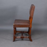 A. W. N. Pugin, Six Gothic Revival Oak Dining Chairs Probably for the House of Lords - Thumbnail 12