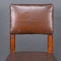 A. W. N. Pugin, Six Gothic Revival Oak Dining Chairs Probably for the House of Lords - Thumbnail 14