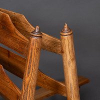 Philip Clissett a Fine Set of Four Early Arts & Crafts Ash Ladder Back Armchairs - Thumbnail 6