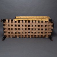 Charles Bevan for Marsh & Jones. Aesthetic Movement Walnut Ebonised Button Back Chaise Lounge - Thumbnail 20