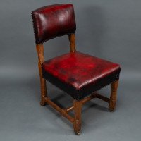 A. W. N. Pugin Pair of Gothic Revival Oak Dining Chairs for the Palace of Westminster - Thumbnail 3