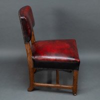 A. W. N. Pugin Pair of Gothic Revival Oak Dining Chairs for the Palace of Westminster - Thumbnail 7