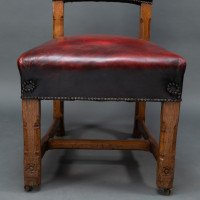 A. W. N. Pugin Pair of Gothic Revival Oak Dining Chairs for the Palace of Westminster - Thumbnail 14