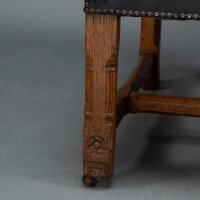 A. W. N. Pugin Pair of Gothic Revival Oak Dining Chairs for the Palace of Westminster - Thumbnail 15