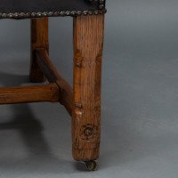 A. W. N. Pugin Pair of Gothic Revival Oak Dining Chairs for the Palace of Westminster - Thumbnail 16