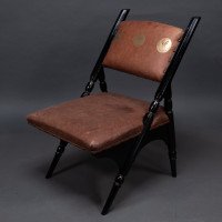 Aesthetic Movement a Frame Ebonised Chair In the style ofDr. C. Dresser - Thumbnail 3