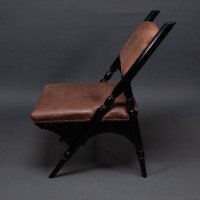 Aesthetic Movement a Frame Ebonised Chair In the style ofDr. C. Dresser - Thumbnail 5