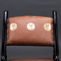 An Aesthetic Movement a Frame Ebonised Chair In the style ofDr. C. Dresser - Thumbnail 6