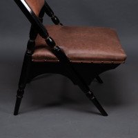 An Aesthetic Movement a Frame Ebonised Chair In the style ofDr. C. Dresser - Thumbnail 11