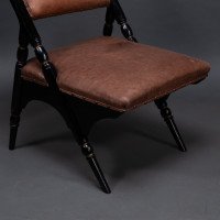 Aesthetic Movement a Frame Ebonised Chair In the style ofDr. C. Dresser - Thumbnail 13