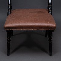 An Aesthetic Movement a Frame Ebonised Chair In the style ofDr. C. Dresser - Thumbnail 14