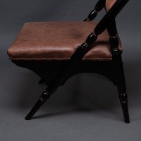 An Aesthetic Movement a Frame Ebonised Chair In the style ofDr. C. Dresser - Thumbnail 16