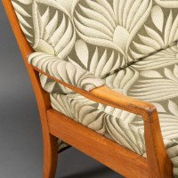 A Pair of Mid-Century Beech Armchairs with Outswept Arms - Thumbnail 10