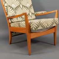 A Pair of Mid-Century Beech Armchairs with Outswept Arms - Thumbnail 14