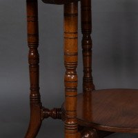Collinson & Lock, attributed. An Aesthetic Movement Walnut Octagonal Center Table - Thumbnail 10