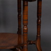 Collinson & Lock, attributed. An Aesthetic Movement Walnut Octagonal Center Table - Thumbnail 11