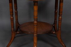 Collinson & Lock, attributed. An Aesthetic Movement Walnut Octagonal Center Table - Thumbnail 17