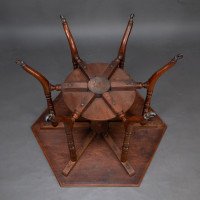 Collinson & Lock, attributed. An Aesthetic Movement Walnut Octagonal Center Table - Thumbnail 20