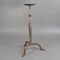 Cotswold School, Arts & Crafts Wrought Iron Pricket Candlestick (c.1910) - Thumbnail 3
