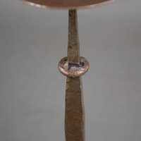 Cotswold School, Arts & Crafts Wrought Iron Pricket Candlestick (c.1910) - Thumbnail 9