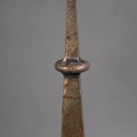 Cotswold School, Arts & Crafts Wrought Iron Pricket Candlestick (c.1910) - Thumbnail 10