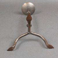 Cotswold School, Arts & Crafts Wrought Iron Pricket Candlestick (c.1910) - Thumbnail 13