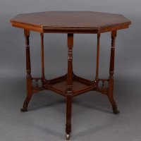 Gregory & Co. Aesthetic Movement walnut centre or side table - Thumbnail 5