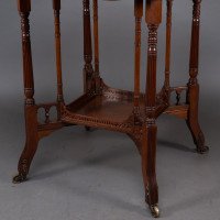 Gregory & Co. An Aesthetic Movement walnut centre or side table - Thumbnail 8