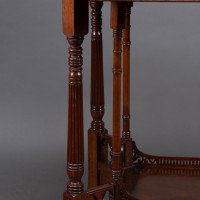 Gregory & Co. Aesthetic Movement walnut centre or side table - Thumbnail 9