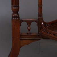 Gregory & Co. Aesthetic Movement walnut centre or side table - Thumbnail 12