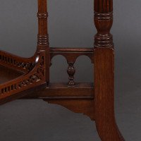 Gregory & Co. Aesthetic Movement walnut centre or side table - Thumbnail 16