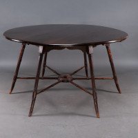 E. W. Godwin. Anglo-Japanese Aesthetic Movement Walnut Centre or Dining Table - Thumbnail 2