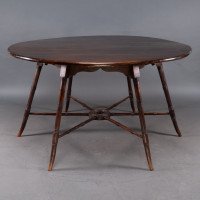 E. W. Godwin. Anglo-Japanese Aesthetic Movement Walnut Centre or Dining Table - Thumbnail 7