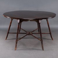 E. W. Godwin. Anglo-Japanese Aesthetic Movement Walnut Centre or Dining Table - Thumbnail 9