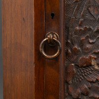 Liberty & Co., an Early Aesthetic Movement Walnut Corner Wall Cabinet - Thumbnail 10