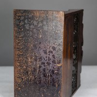E. W. Godwin, Style of. Aesthetic Movement Oak Pipe Rack with Japonesque Backplate - Thumbnail 10