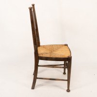William Birch, Retailed by Liberty & Co., A Pair of Arts & Crafts Oak Dining Chairs - Thumbnail 7