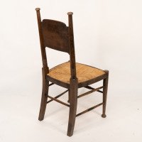 William Birch, Retailed by Liberty & Co., A Pair of Arts & Crafts Oak Dining Chairs - Thumbnail 10