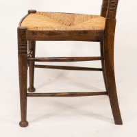 William Birch, Retailed by Liberty & Co., a Pair of Arts & Crafts Oak Dining Chairs - Thumbnail 17