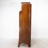Lamb of Manchester. Anglo-Japanese Secretaire Bookcase with Lacquered Panel - Thumbnail 4