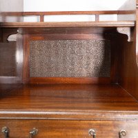 Lamb of Manchester. Anglo-Japanese Secretaire Bookcase with Lacquered Panel - Thumbnail 8