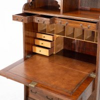 Lamb of Manchester. Anglo-Japanese Secretaire Bookcase with Lacquered Panel - Thumbnail 13