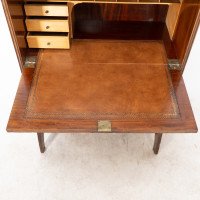 Lamb of Manchester. Anglo-Japanese Secretaire Bookcase with Lacquered Panel - Thumbnail 14
