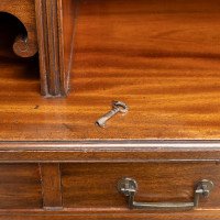 Lamb of Manchester. Anglo-Japanese Secretaire Bookcase with Lacquered Panel - Thumbnail 17