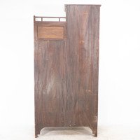 Lamb of Manchester. Anglo-Japanese Secretaire Bookcase with Lacquered Panel - Thumbnail 18