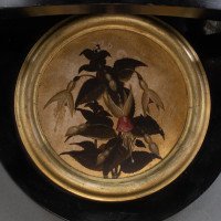 Maple & Co., Set of 3 Aesthetic Movement Ebonised Wall Shelves with Hand Painted Scenes - Thumbnail 4