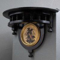 Maple & Co., Set of 3 Aesthetic Movement Ebonised Wall Shelves with Hand Painted Scenes - Thumbnail 5
