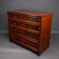 Bruce Talbert for Gillow & Co., Aesthetic Movement Ebonised Chest of Drawers - Thumbnail 3